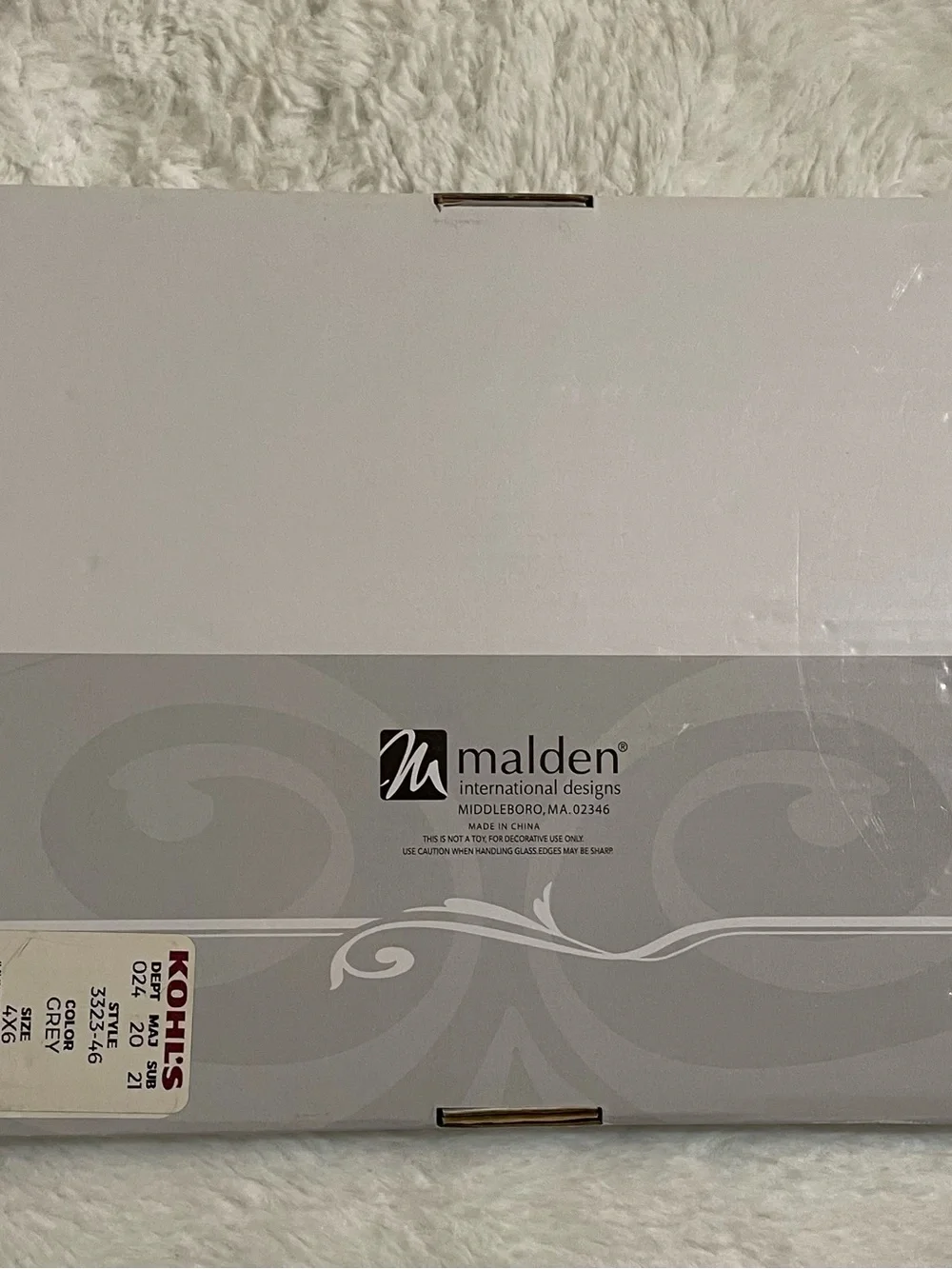 Malden Gray Frame with Silver 